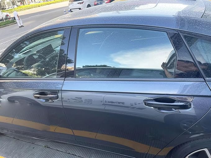 GZZHANMU Exterior Door Handle Bowl Cover Trim Fit for Honda Accord 11th 2023 2024 2025，Car Accessories Paint Scratch Protector ABS（Carbon Fiber Style）