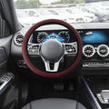 Car Steering Wheel Cover, 15 Inch PU Leather Car Steering Wheel Cover, Universal Anti-Slip Car Steering Wheel Protector, Steering Wheel Accessories