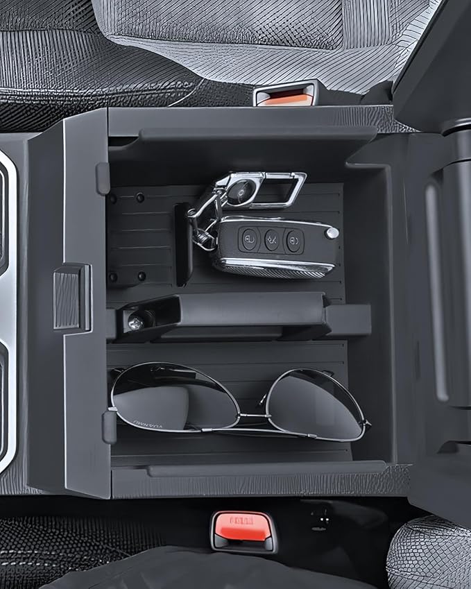 WEIPIN for Center Console Tray Compatible with 2025-2026 Toyota 4runner - 6th Gen 4Runner Armrest Storage Box Console Organizer ABS Materials