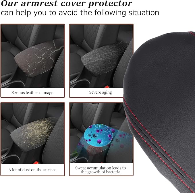SKTU for 2023 2024 2025 2026 Toyota Corolla Cross Center Console Cover 2026-2022 Corolla Cross Armrest Cover Toyota Corolla Cross 2023 2024 2025 2026 Accessories Armrest Pad Center Console Cushion