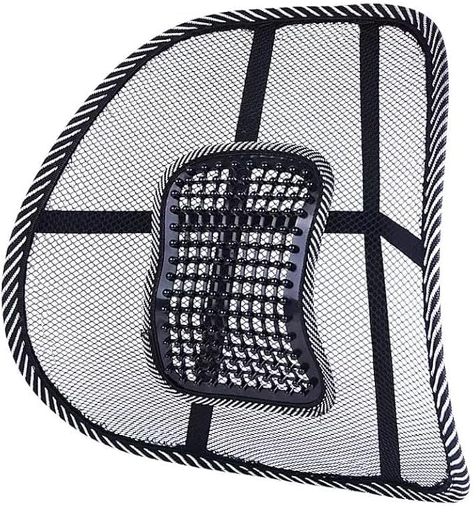 Mesh Lumbar Support for Lexus RX 350 450H 2010-2015, Breathable Summer Car Back Cushion with Massage Beads Ergonomic Driving Seat Posture Corrector Pad