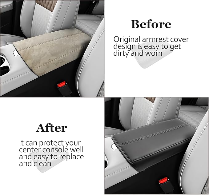 SKTU for 2025 2026 Nissan Murano Armrest Cover for 2025 2026 Nissan Murano (SV/SL/Platinum) Center Console Cover Nissan Murano 2025 2026 Accessories 2025 2026 Murano Center Console Cushion Durable