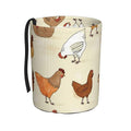 A Brood of Chickens Car Trash Can Leak Proof Hanging Waterproof Garbage Can Multipurpose Trash Bin for Car SUV Front Seat Headrest Collapsible and Portable Storage Pocket