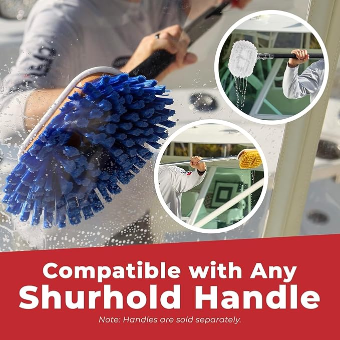 Shurhold 6" Nylon Extra Soft Bristles Deck Brush