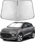 EcoNour Windshield Sunshade for Chevrolet Bolt EUV 2022–2024 | Custom Fit Front Window Sun Shade | Blocks Harmful UV Rays & Reduces Heat | Foldable Sun Visor with Storage Pouch