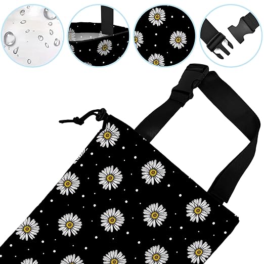 Car Garbage Bag Hanging Car Trash Can for Back Seat with Drawstring