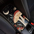 Dreaweet Car Armrest Cover Pad Center Console Cover Black,Mushroom Car Accessories for Women,Soft Armrest Cover for Car Center Console for Cars Trucks SUV Sedan