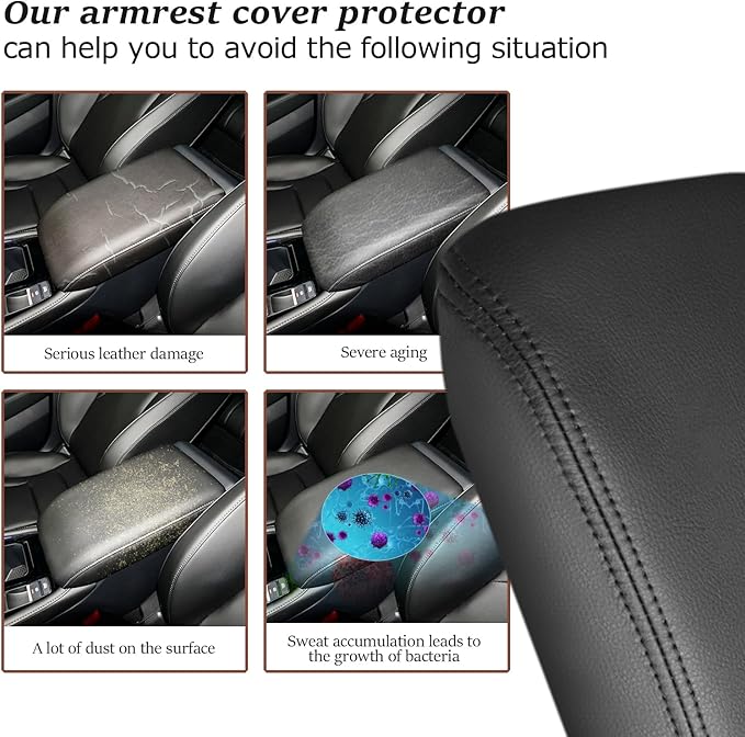 SKTU Upgrade 2024 2025 2026 Accord Armrest Cover for 2023-2026 Honda Accord LX/EX/Hybrid Sport/Hybrid EX-L/Hybrid Sport-L/Hybrid Touring Center Console Cover Honda Accord 2024 2025 2026 Accessories