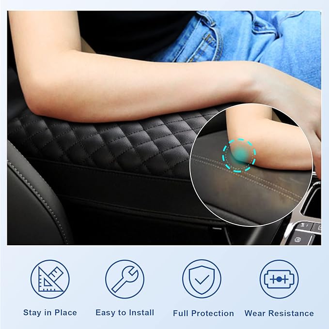 CDEFG Center Console Cover Armrest Cover Center Console Pad for 2021 2022 Sorento Car Interior Accessories Arm Rest Protective Cover Scratch Resistance