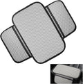 Armrest Cover for Car Console Covers for SUV Center Console Arm Rest Breathable Pad Middle Box Armrest Cushion Pad with 2 Organizer Bags Universal Car Interior Accessories Protection(Gray)