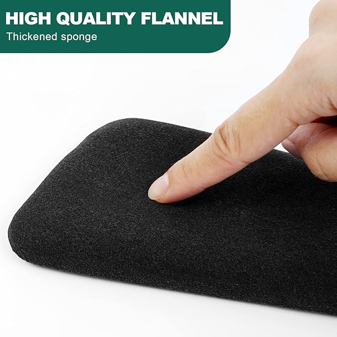 2PCS Automotive Center Consoles Suede Knee Cushion Car Knee Cushion Armrest Support Car Pillow Auto Knee Leg Elbow Cushion Pads Soft Arm Pad Interior Pad Accessories for Car Truck (Grey)