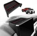 Muslogy Dashboard Storage Box Compatible with 2024 2025 Tacoma & 2025 4Runner Accessories Center Console Organizer w/14-inch Screen for Limited Trailhunter TRD Pro (14 Inch Screen Only) (Red)