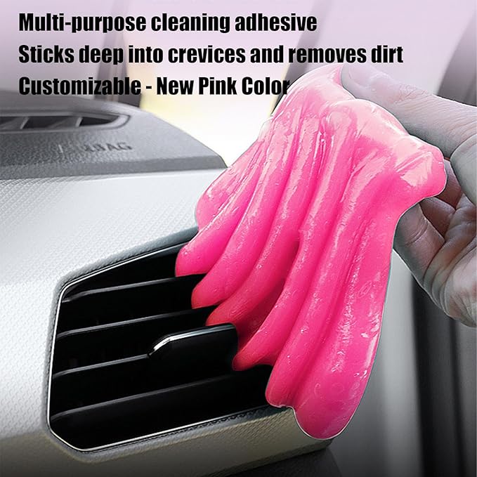 Car Cleaning Gel,Car Wash Interior Dust Remover Glue - Automotive Dust Crevice Cleaner, Slime Auto Air Vent, Cleaning Putty for Keyboard Cleaner
