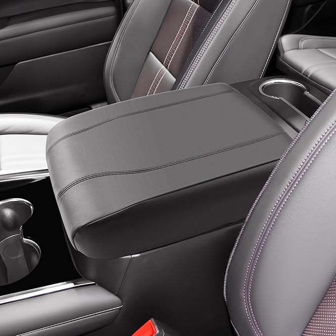 SKTU 2025 2026 Tahoe Center Console Cover for 2025 2026 Chevrolet Tahoe/Suburban Armrest Cover 2025 2026 Chevy Suburban Seat Box Cover 2025 2026 Chevy Tahoe Accessories Center Console Cushion