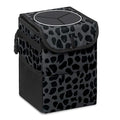 GVGHIDZ Car Trash Can – Multi-Purpose, Lightweight and Portable with Durable Water-Resistant Coating, No Installation Required, Practical and Ample Capacity, Variety of Colors.Black Leopard Print
