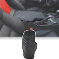 Center Console Armrest Cover for Chevy Corvette C6 2005-2013, Centre Armrest Seat Box Cover, Armrest Arm Rest Pad, Middle Consoles Cushion Protector Mat, Leather (Black)