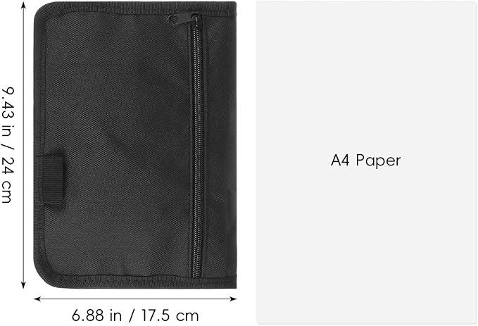 Car Document Organizer Oxford Fabric Multi-pocket Car Bag Organizer with Glove Box Storage for Registration and Insurance Holder, Portable Vehicle Document Holder for Men
