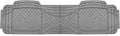 FH Group Climaproof Trimmable Non-Slip Vinyl Car Floor Mats - Heavy-Duty Rubber, Universal Fit, Rear Set, Gray