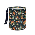 Butterfly Mushroom Cat Car Garbage Can Small Trash Can with Leak Proof Inside Liner and Hanging Strap Car Organizer Portable for Road Trip
