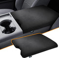 Center Console Cover Compatible with Ford F150 2015-2025,2017-2025 F250 F350 F450 with 40/20/40 Jump Seat Armrest Accessories, Cozy Neoprene Armrest Cover Cushion Gray (Only Jump Seat)