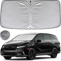 KAYZT Windshield Sun Shade for 2018-2025 2026 Hon-da Odyssey LX EX EX-L Touring Elite Minivan Foldable Sunshade Front Window Custom Fit Car Accessories