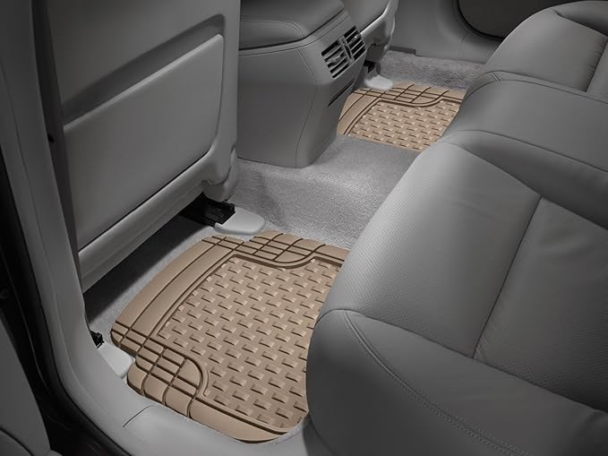 WeatherTech Semi Universal All Weather and Vehicle Trim to Fit Floor Mats - 4-Piece Set Tan