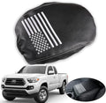 CHEAYAR Leather Car Auto Center Console Armrest Cushion for Toyota Tacoma Accessories 2016-2018 2019 2020 American Flag (Star Flag-Leather)