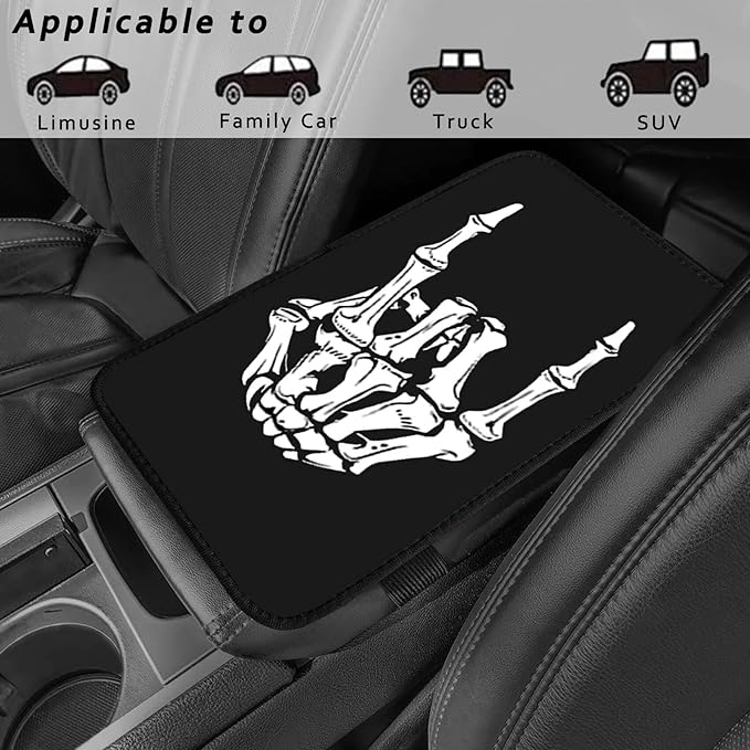 Dragonfly Vehicle Center Console Armrest Cover Pad,Dragonfly Car Accessories Soft Middle Console Cushion Pad,Auto Arm Rest Mat Decor Dragonflys Gifts for Women Men Dad for Most Vehicle SUV Truck
