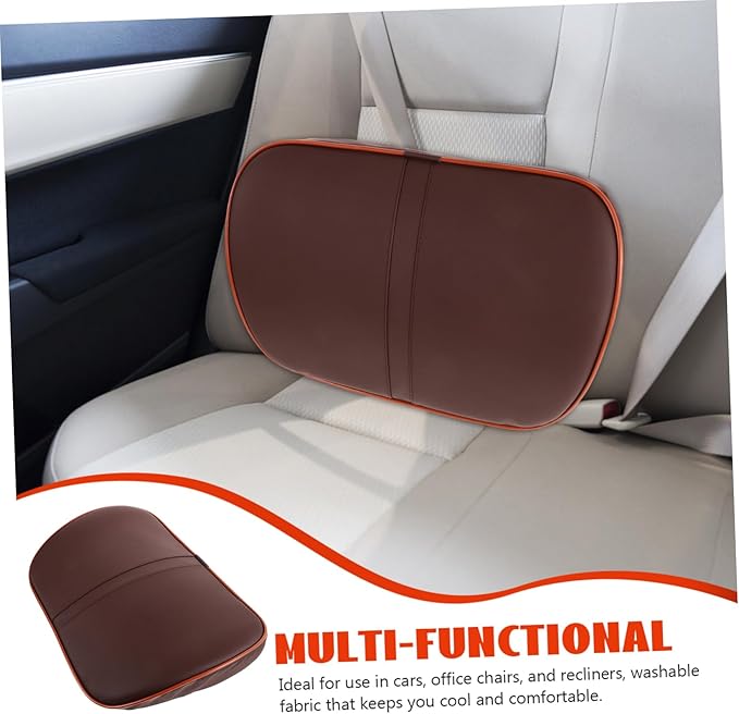 Alipis Car Seat Cushion Lumbar Support Memory Foam Pillow for Office Recliner Gaming Comfort Stability Aesthetics