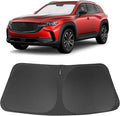 Windshield Sun Shade Custom Fit for 2023 2024 2025 2026 Mazda CX-50 CX50 Accessories Foldable Sunshade Sun Blocker Protect Car from Sun Rays & Heat Damage Keep Car Cooler