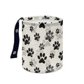 Cute Paws Car Waste Basket Can Universal Compact Rubbish Holder Mini Car Organizer for Car Garbage