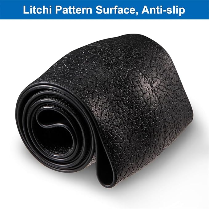 Cool Non-Slip Silicone Steering Wheel Protector - Black Thin Stretchy Car Cover, Universal Fit, Easy to Clean, Silent (Purple)