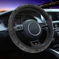 Car Steering Wheel Cover for Women Men, Non-Slip Topography Topographic Map Steering Wheel Protector, Universal 14"-15" Fit for Cars, SUVs, Trucks (Topography)