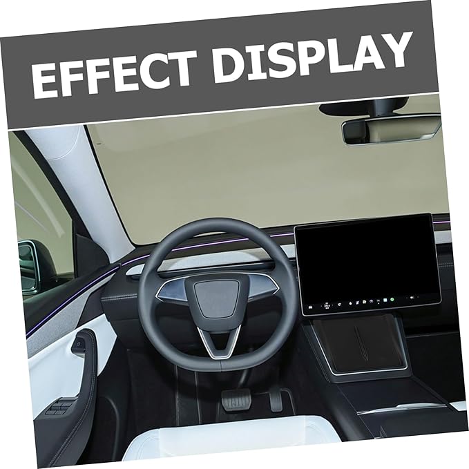 NUOBESTY Wireless Charging Pad for y Silicone Car Mat Center Console Accessory Phone Holder Slip Surface