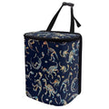 Dinosaur Print Car Accessories Back Seat Multipurpose Cars Trash Can with Lid, Leak Proof Waterproof Hanging Car Garbage Can for Road Trip Travel
