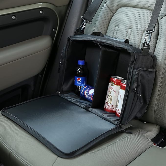 Car Trunk Organizer - Collapsible, Multi-Compartment Automotive SUV Car Organizer for Storage - Truck & Car Accessories for ALL PEOPLE - Black (Vehicle tool storage kit, 1 PIECE)