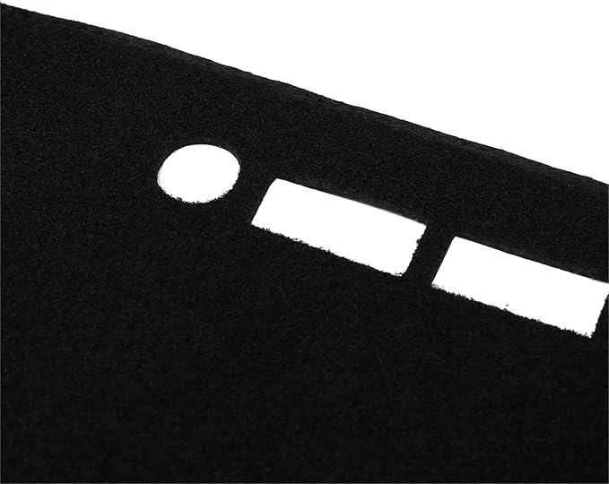 X AUTOHAUX Car Dashboard Cover Nonslip Black Sun Pad for Toyota Corolla 2014-2018