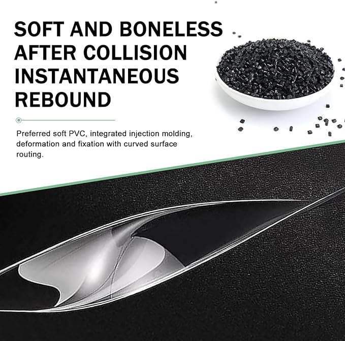 8PCS Car Door Handle Protectors, Transparent Car Bumper Trim Guard Sticker, PVC Waterproof Anti-Collision Auto Door Cup & Handle Bowl Protective Film, Universal Cup Protector for Most Cars