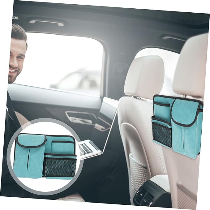LIFKOME Car Seat Organizer Multi-pocket Hanging Back Storage Bag for Easy Access Portable Design Capacity Material for Family Use