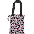 ghatobty Car Trash Bag Hanging Cute Panda and Heart Car Trash Can Waterproof Garbage Bag Hanging for Car Back Seat