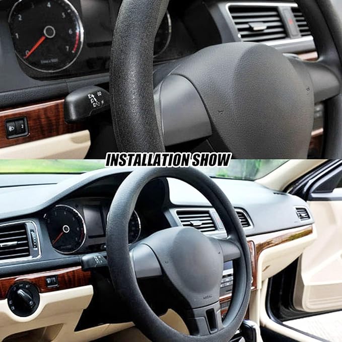 AUTOXBERT Silicone Steering Wheel Cover Universal Non-Slip Car Steering Wheel Protector Car Accessory Decoration fits for Most Cars, SUVs, Trucks, Vans with Wheel Size of 14'' to 16''