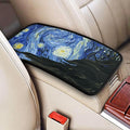 Night Sky The Starry Night Auto Center Console Armrest Pad Universal Car Center Console Cover Seat Box Cover for Sedan, Van, SUV, Truck Car Accessorie