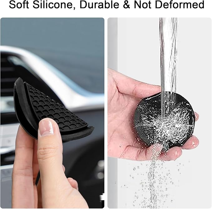 2-in-1 (Car Cleaning Gel for Car Detailing) and (4 Pack of 2.8-inch Car Coasters for Cup Holders) Automotive Dust Cleaning Putty Car Slime for Cleaning Car Interior, PC, Keyboard (Rose Red)