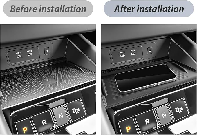 SKTU 4-Pack for 2025 2026 Nissan Murano Center Console Organizer for 2025 2026 Nissan Murano Console Tray & Lower Console Organizer & Wireless Charging Mat Nissan Murano 2025 2026 Accessories Tray