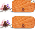 Car Air Freshener - Wood Air Freshener for Visor Clip - Long Lasting Car Odor Eliminator - Vehicle Scent Diffuser - Variety Scent Refill (2 Packs Refill, Sandalwood, NO CLIP)