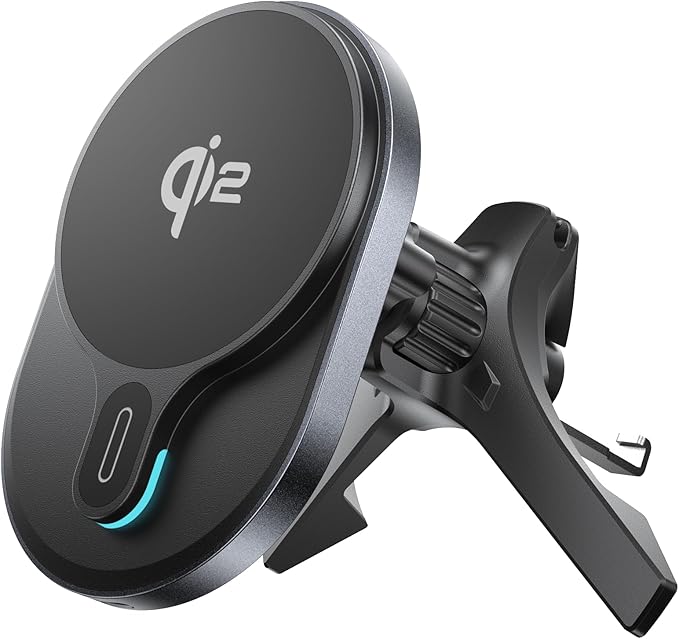 for Qi2 15W MagSafe Car Mount Charger,Dash & Vent Wireless Cars Mount Charger Phone Holder Mounts for iPhone Air/17/16/15/14/13/12, Galaxy S25, Fast Charging for Magnetic iPhone Car Accessories