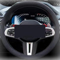 Cooling Steering Wheel Cover, Car Steering Wheel Cover, Anti-Slip Car Steering Wheel Protective Cover, Fit 12.6-16 Inch, for Car SUV Truck Van, for Women & Men (Black)