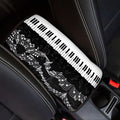 Mintutlipy Piano Car Armrest Cushion Protector for Women Men Universal Automotive Center Console Cover Sweat Proof Dust Proof