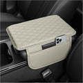 Car Center Console Cover for Hummer H2 2003-2009, Car Armrest Cover Cushion Arm Rest Cover Auto Interior Arm Rest Seat Box Pad Accessories,Beige