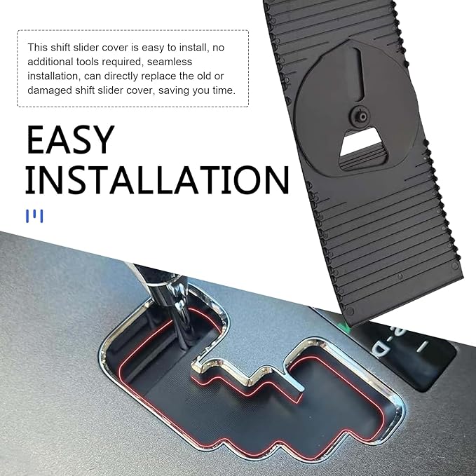 35975-53020 Shift Slider Center Console Slide Cover, Car Gear Shifter Sliding Covers, Compatible with 2005-2013 Lexus IS250 IS350, Gear Shift Position Slide Cover Replacement